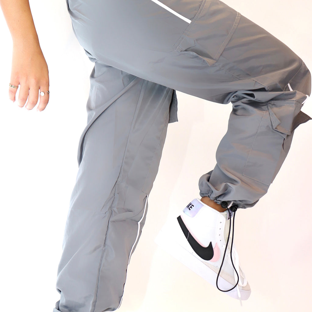 Grey Pocket Pants - All About Eg