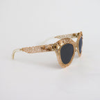 GOLD FRAME BLACK LENS - All About Eg