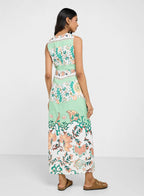 Halter Neck Floral Printed Dress