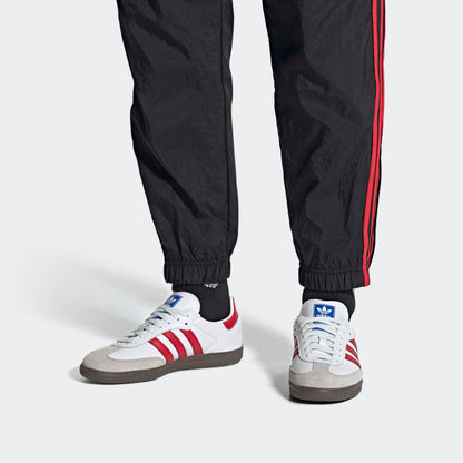 Adidas Samba OG White Scarlet - All About Eg