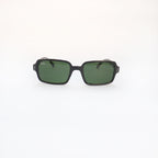 Sunglasses BLACK FRAME GREEN LENS - All About Eg