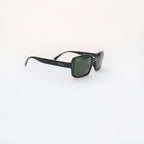 Sunglasses BLACK FRAME GREEN LENS - All About Eg