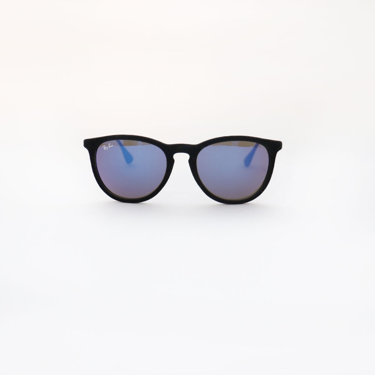 Sunglasses BLACK FRAME BLUE LENS - All About Eg
