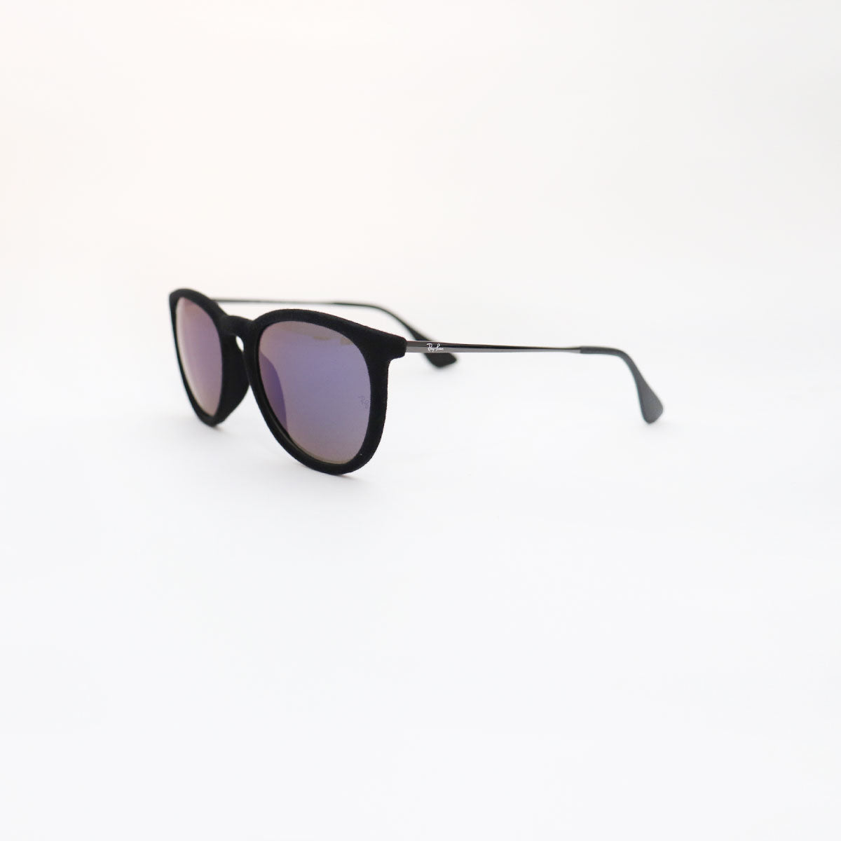 Sunglasses BLACK FRAME BLUE LENS - All About Eg