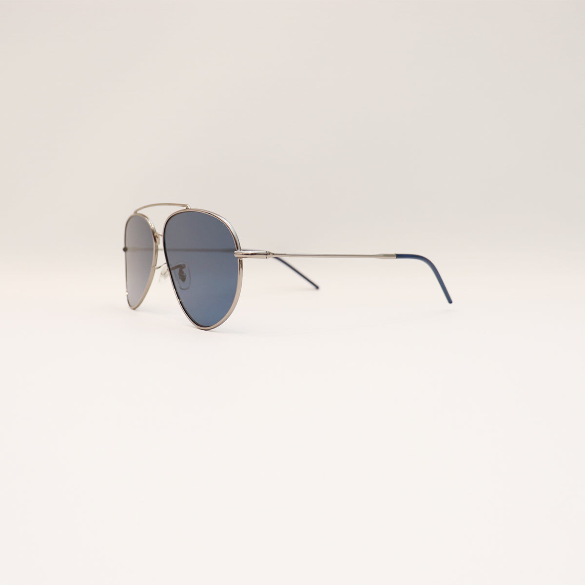 RAY-BAN AVIATOR REVERSE SILVER FRAME BLUE LENS - All About Eg
