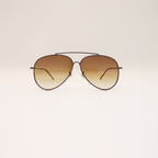 RAY-BAN AVIATOR REVERSE BLACK FRAME BROWN LENS - All About Eg
