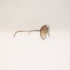 RAY-BAN AVIATOR REVERSE BLACK FRAME BROWN LENS - All About Eg