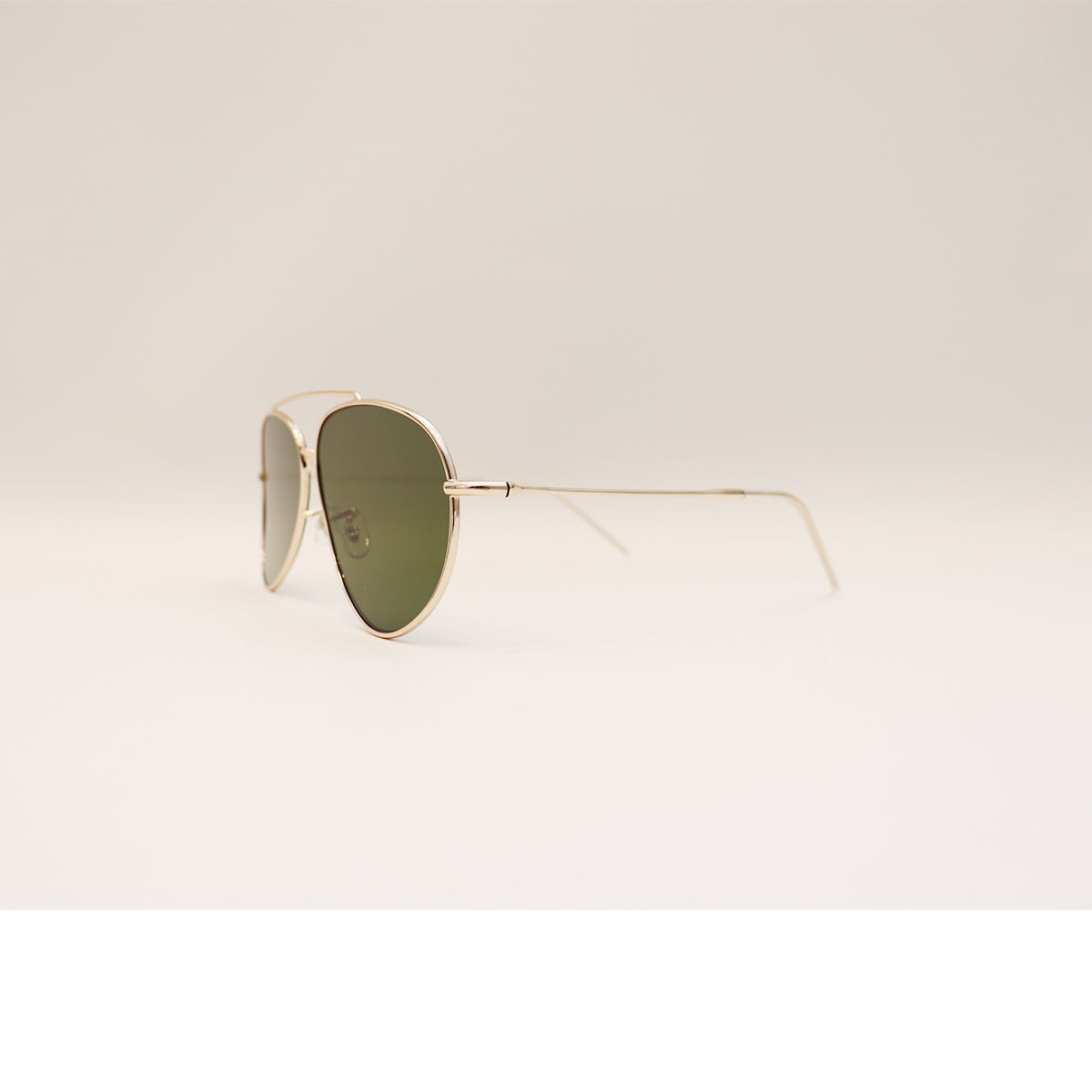 RAY-BAN AVIATOR REVERSE GOLD FRAME GREEN LENS - All About Eg