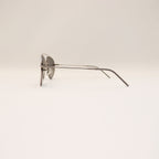 RAY-BAN AVIATOR REVERSE SILVER FRAME DARK GREY LENS - All About Eg