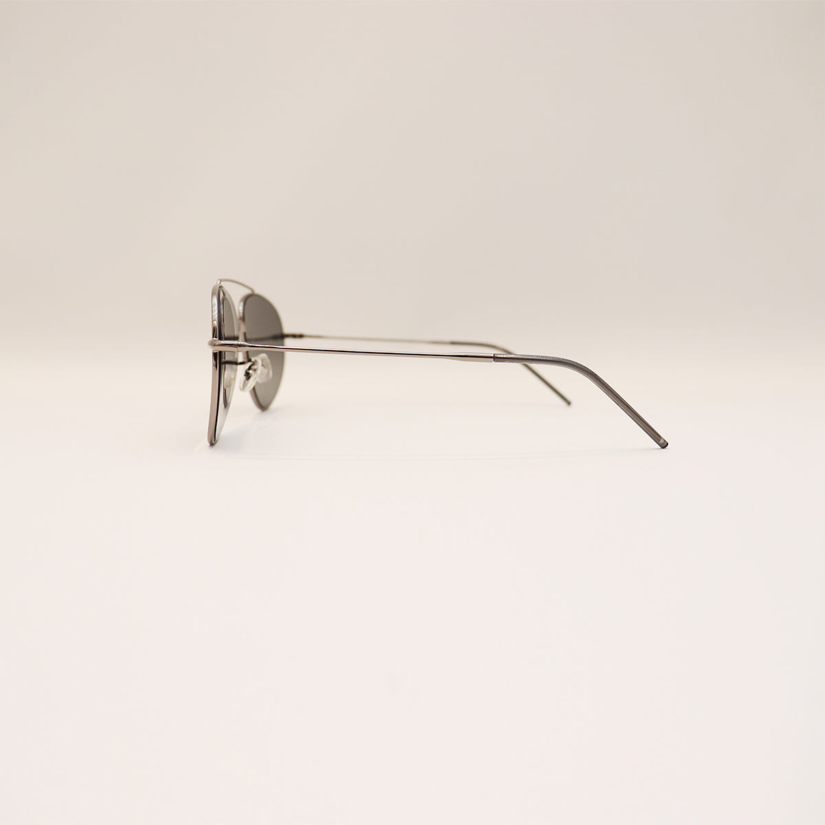 RAY-BAN AVIATOR REVERSE SILVER FRAME DARK GREY LENS - All About Eg