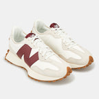New Balance 327 Low Top Sneaker 'White Dark Red' - All About Eg