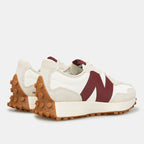 New Balance 327 Low Top Sneaker 'White Dark Red' - All About Eg