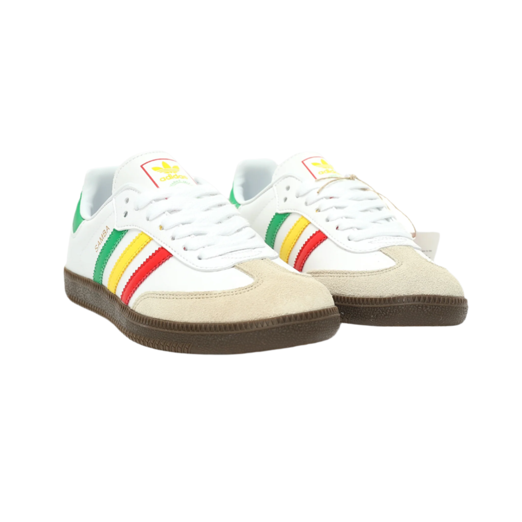 Adidas Samba OG Rasta Pack Sneakers - White - All About Eg