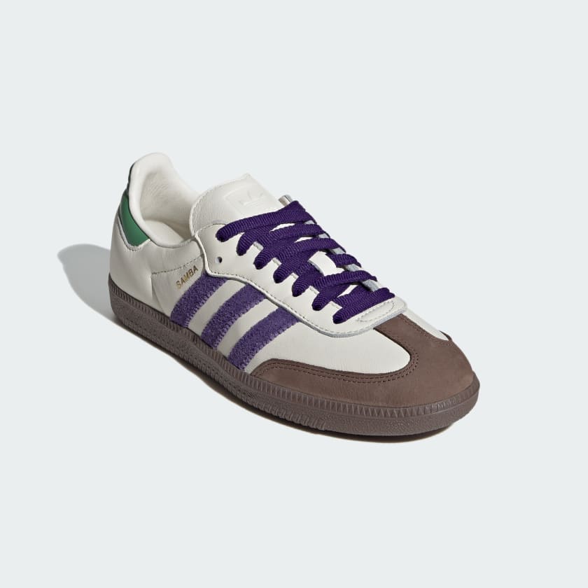 Adidas Samba OG Leather Sneakers Purple - All About Eg