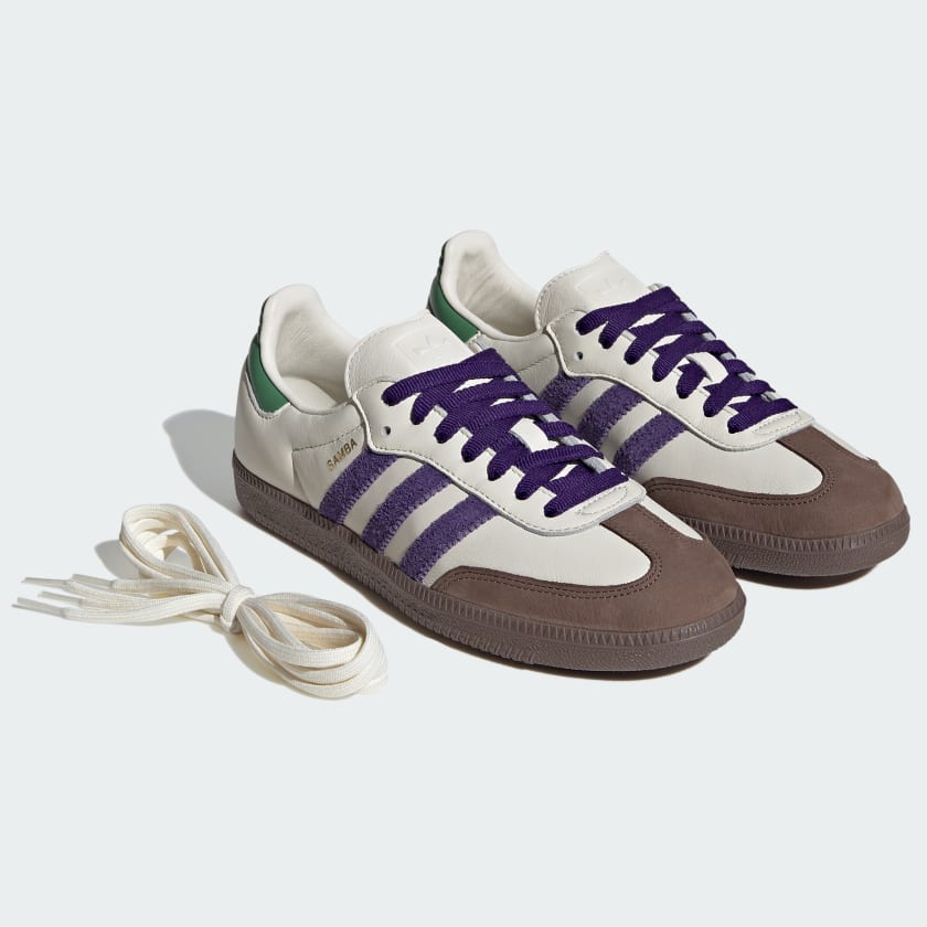 Adidas Samba OG Leather Sneakers Purple - All About Eg