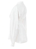 Women's Elegant Fitted-Waist Long-Sleeve Shirt – Chic Autumn Office & Daily Style