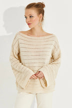 Women's Vanilla Lace Knit Top