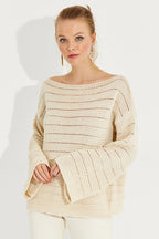 Women's Vanilla Lace Knit Top