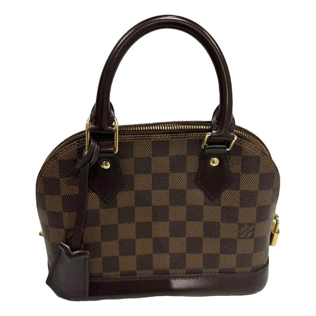 Louis Vuitton Alma Bb Leather Handbag - All About Eg