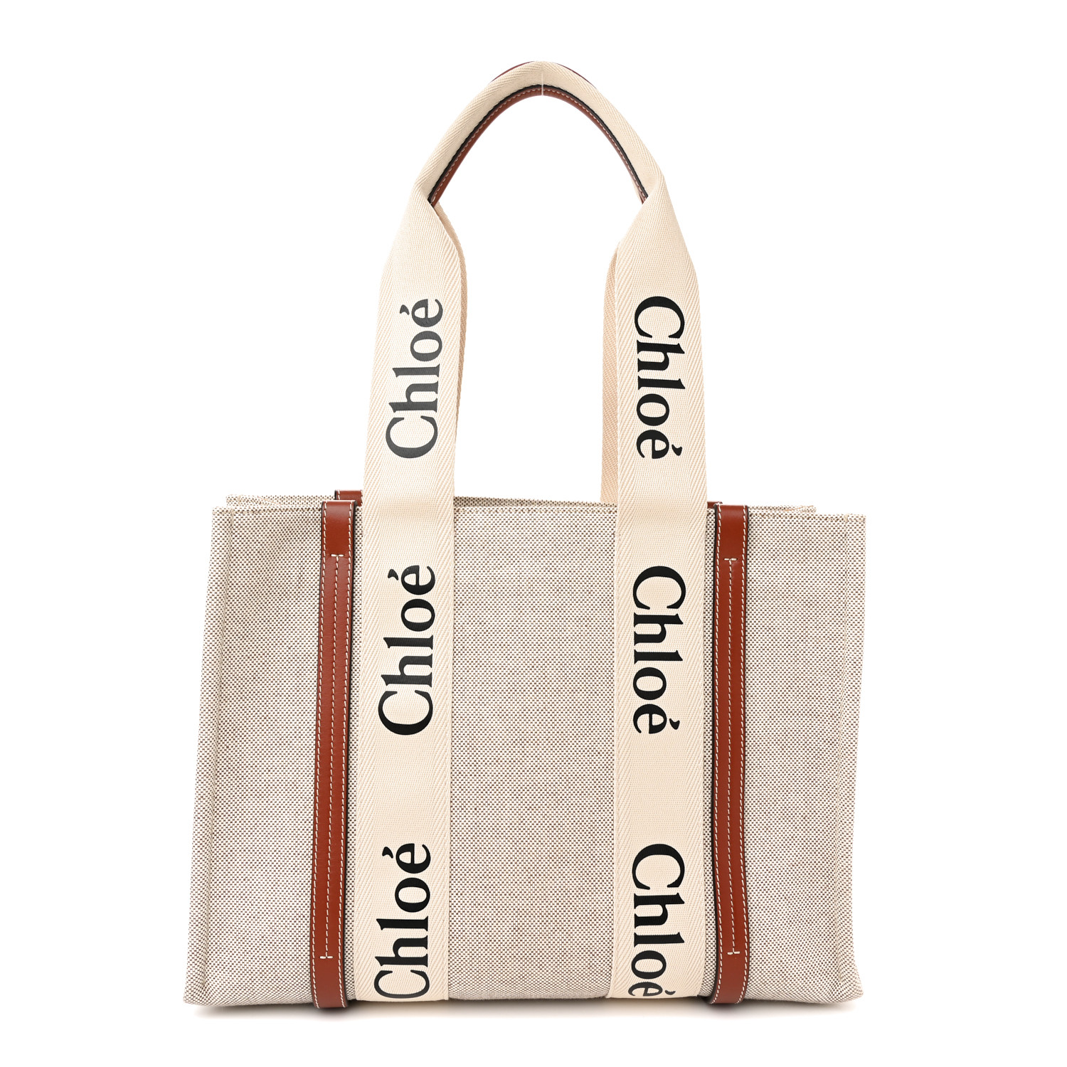 Chloé Beige ‘Woody’ Tote Bag - All About Eg