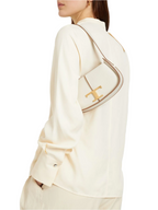 Tod's Micro Deni Lume leather top handle bag White - All About Eg