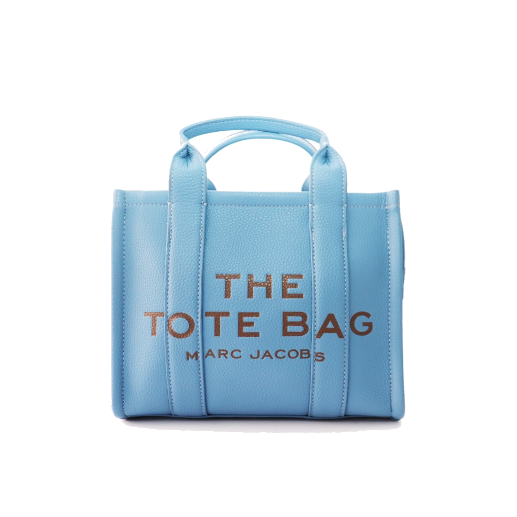 Marc Jacobs Women Light Blue Small Debossed Tote - All About Eg