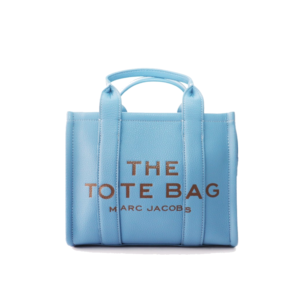 Marc Jacobs Women Light Blue Small Debossed Tote - All About Eg