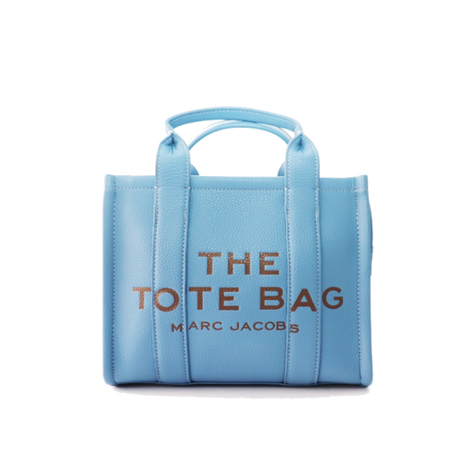 Marc Jacobs Women Light Blue Small Debossed Tote - All About Eg