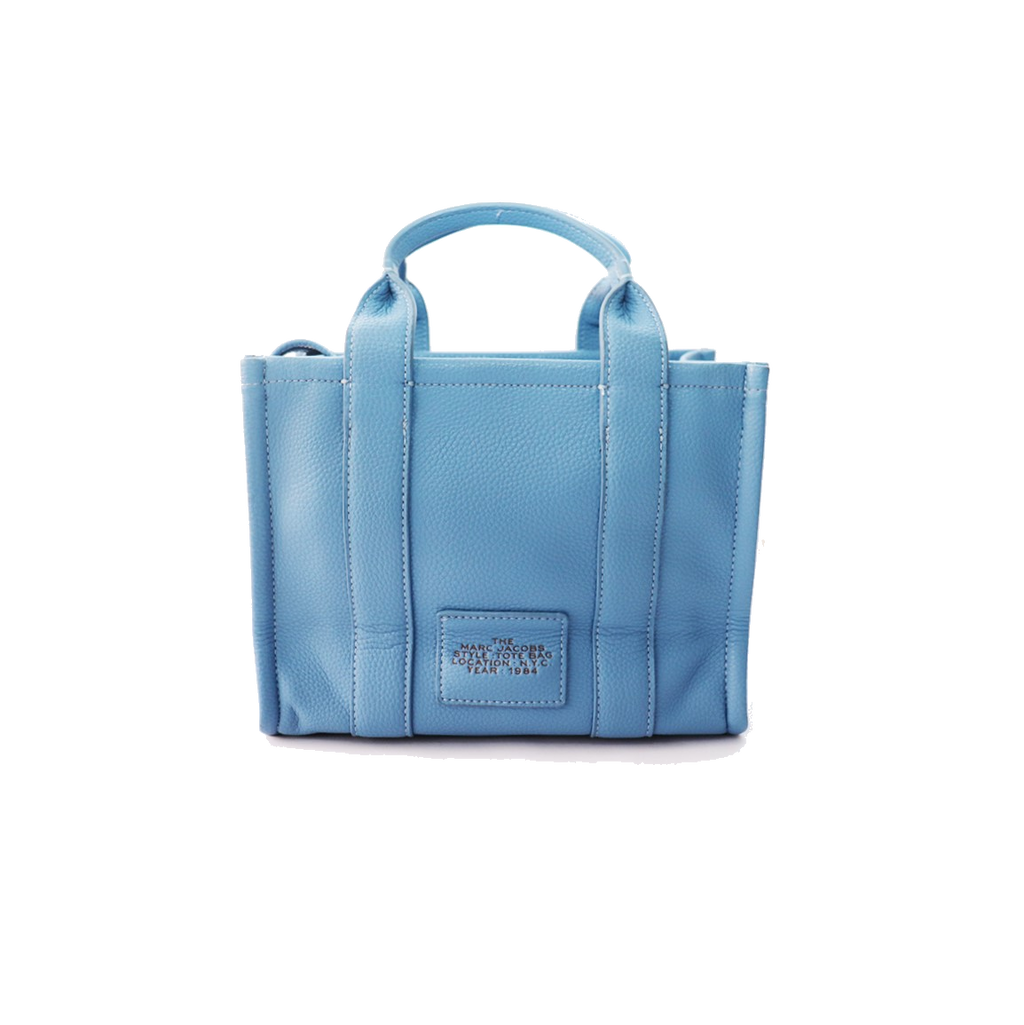 Marc Jacobs Women Light Blue Small Debossed Tote - All About Eg