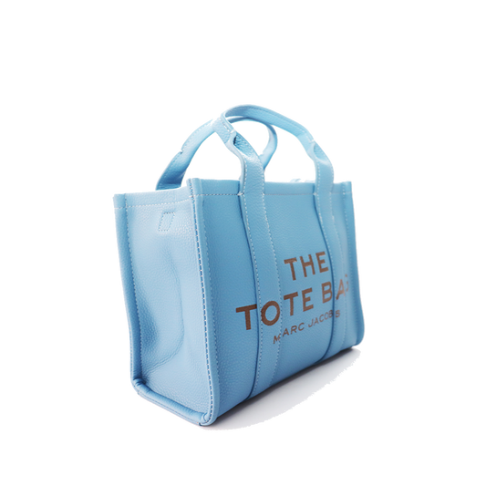 Marc Jacobs Women Light Blue Small Debossed Tote - All About Eg
