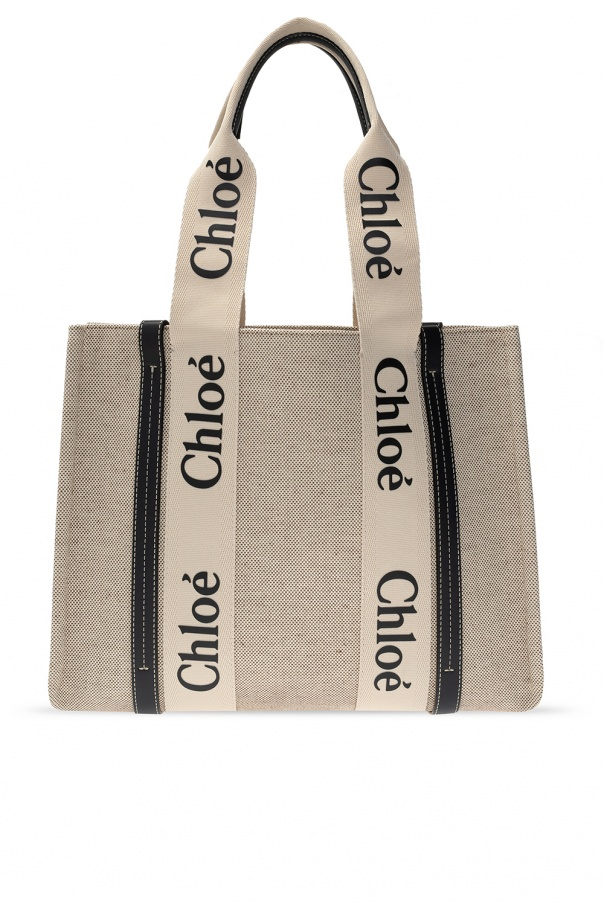 Chloé Beige ‘Woody’ Tote Bag - All About Eg