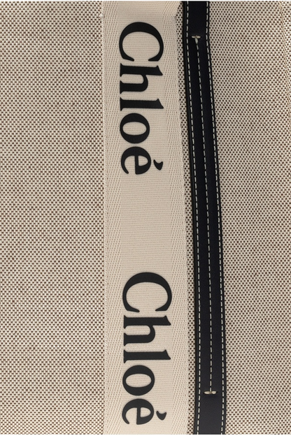 Chloé Beige ‘Woody’ Tote Bag - All About Eg