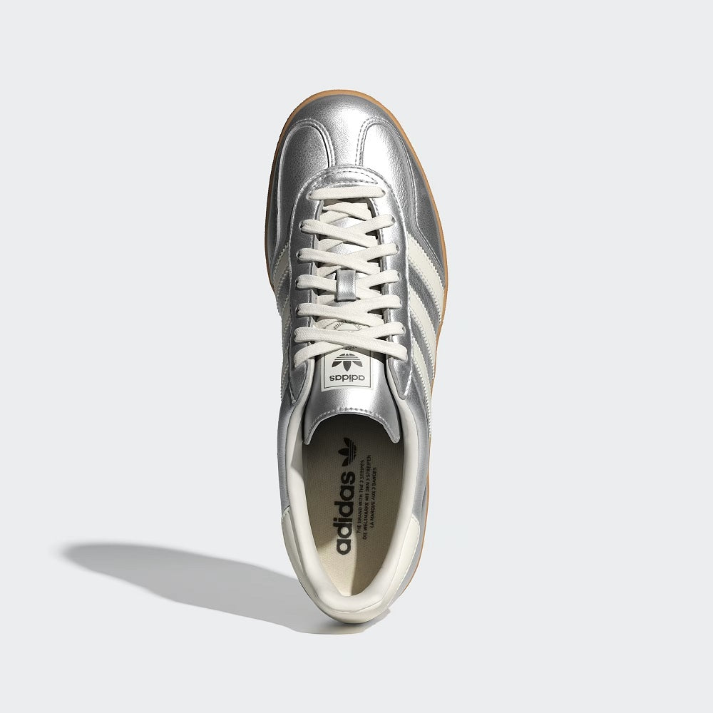Adidas Gazelle Indoor White Silver Metallic