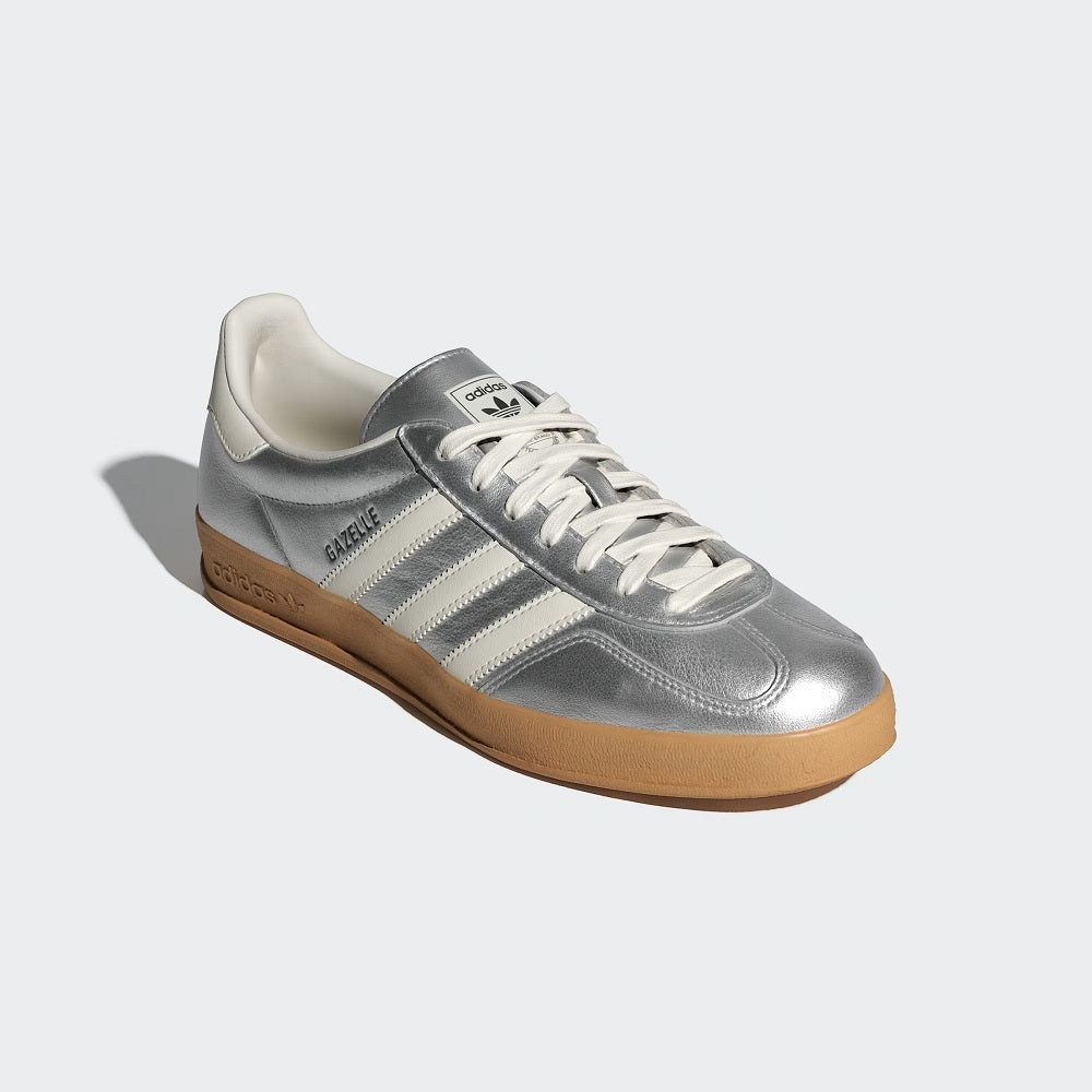 Adidas Gazelle Indoor White Silver Metallic