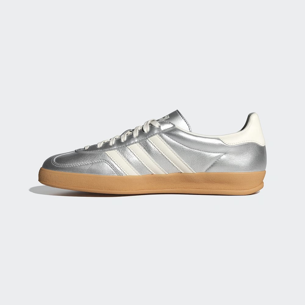 Adidas Gazelle Indoor White Silver Metallic