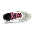 On Running Cloud Monster Shoes, White with Pink and Orange