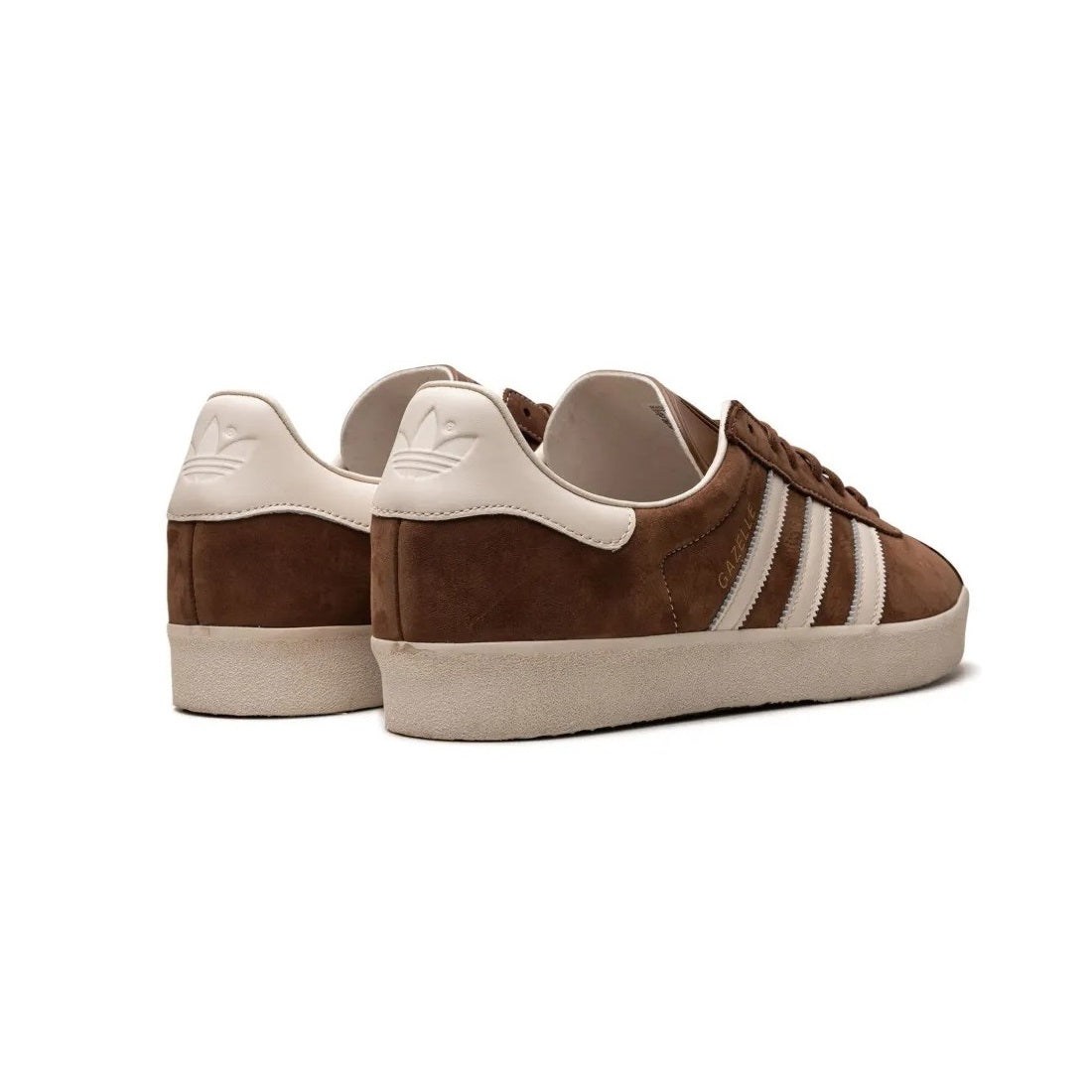 Adidas Gazelle 3 Stripes Leather Sneakers Brown