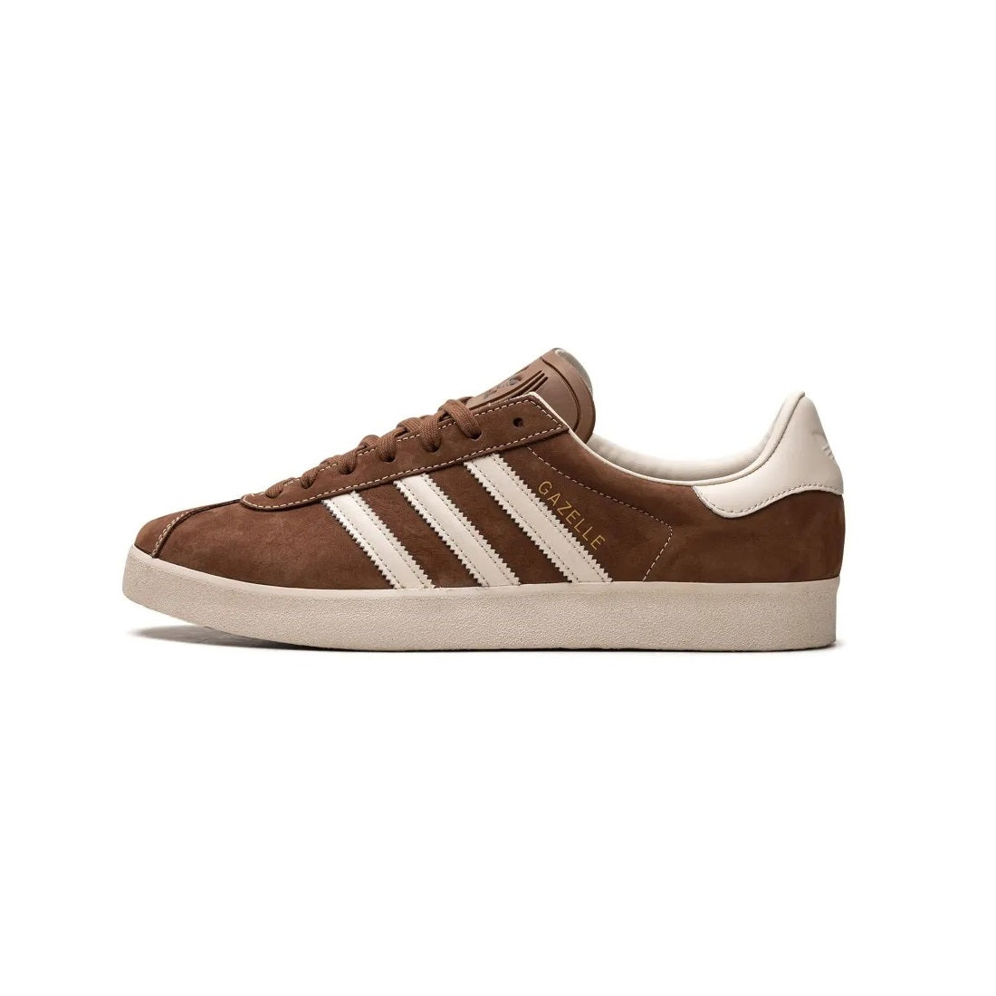 Adidas Gazelle 3 Stripes Leather Sneakers Brown