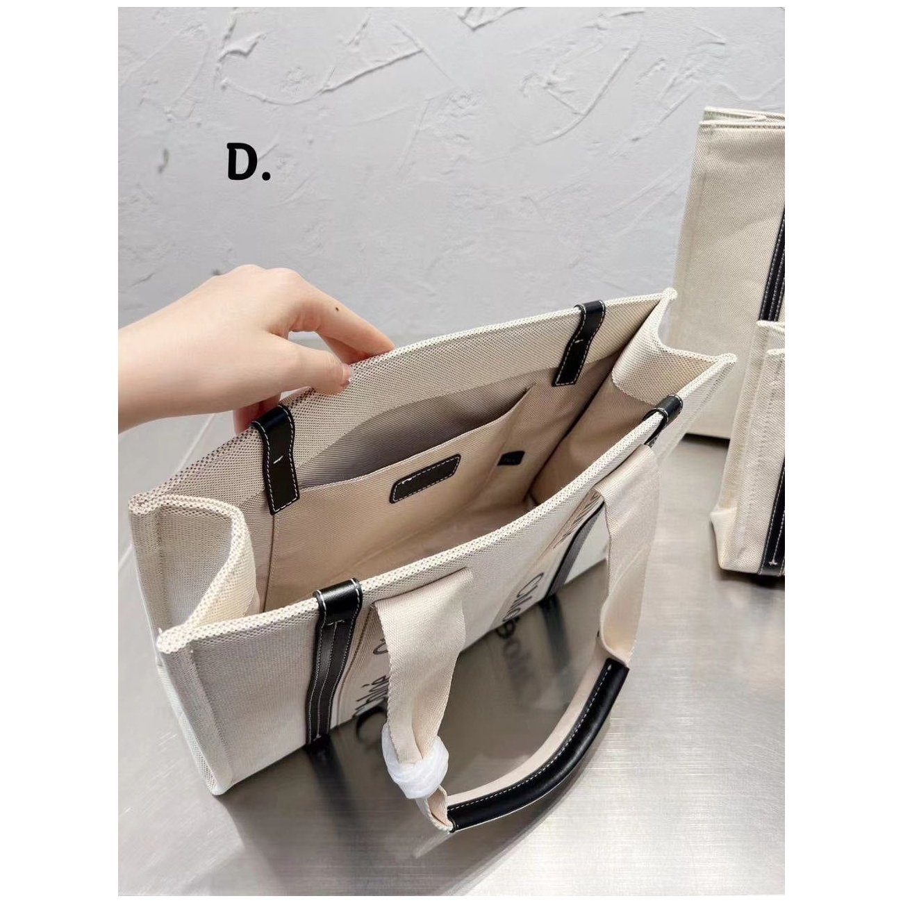 Chloé Large Woody Tote Bag - All About Eg