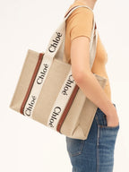 Chloé Beige ‘Woody’ Tote Bag - All About Eg