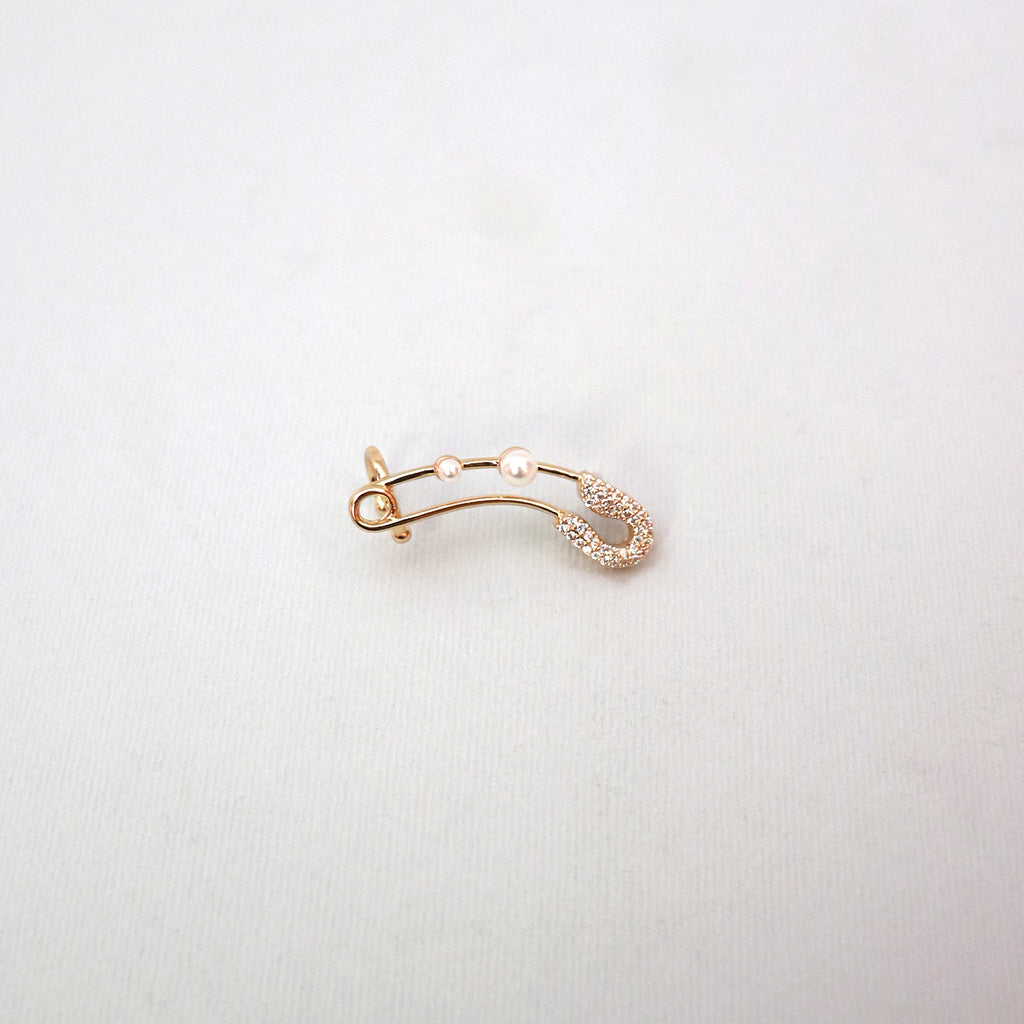 Pearl Hoop One Piece Of Earring - All About Eg