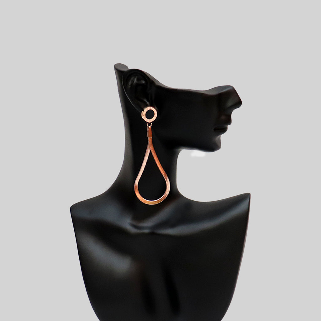 Oval Dangle Earrings - All About Eg