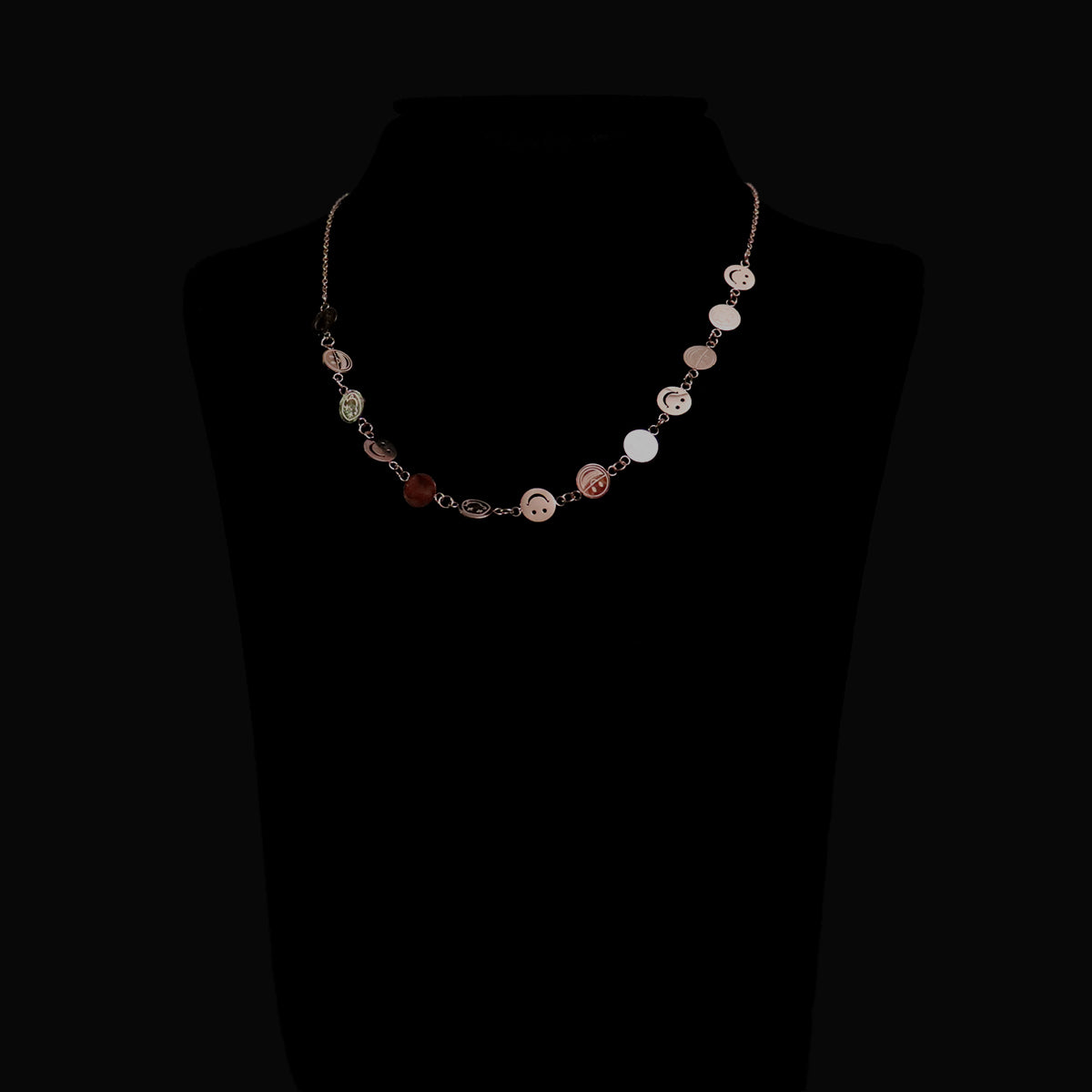 Smile Gold Necklace - All About Eg