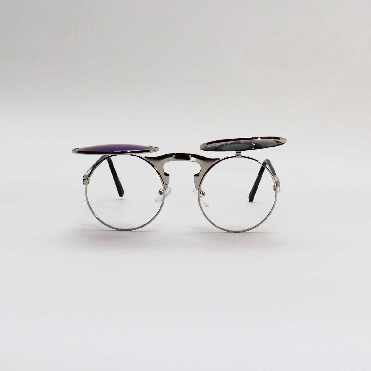 SILVER FRAME MIRROR LENS - All About Eg