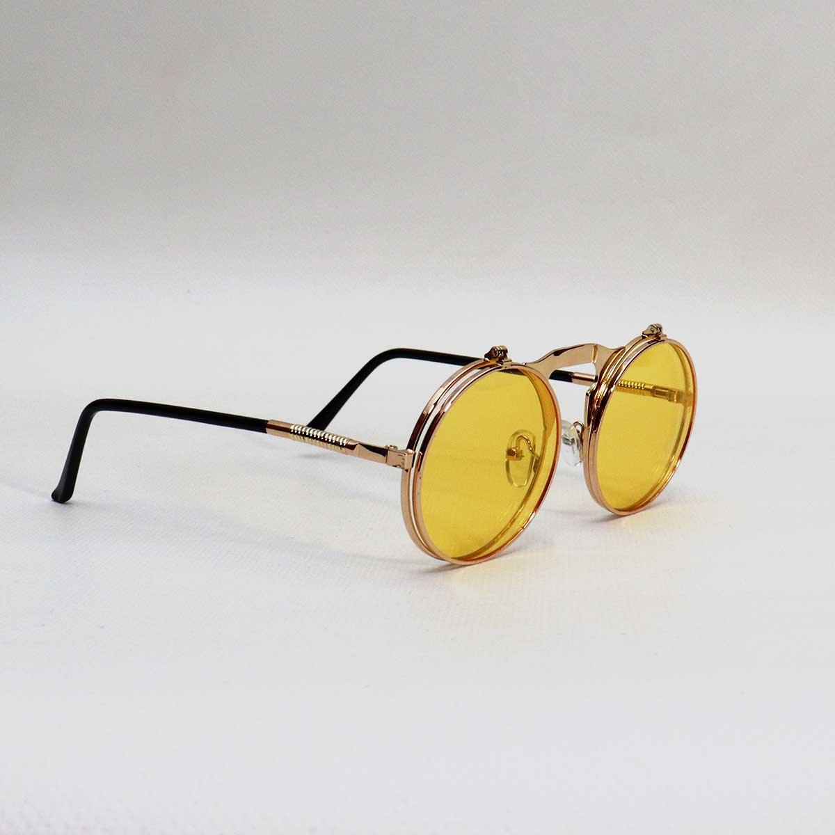 GOLD FRAME YELLOW LENS - All About Eg