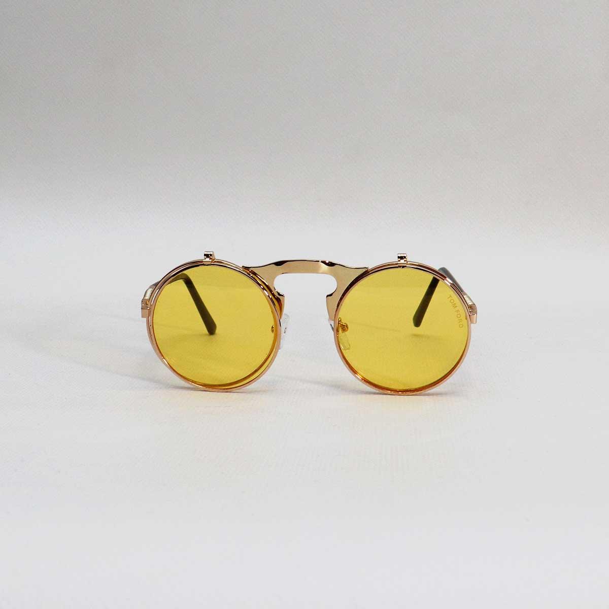 GOLD FRAME YELLOW LENS - All About Eg