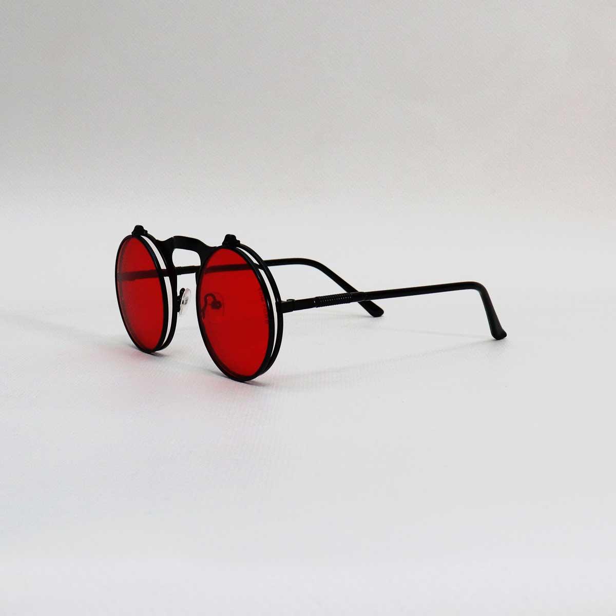 BLACK FRAME RED LENS - All About Eg
