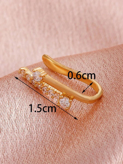 Zircon Decor Nose Cuff - All About Eg