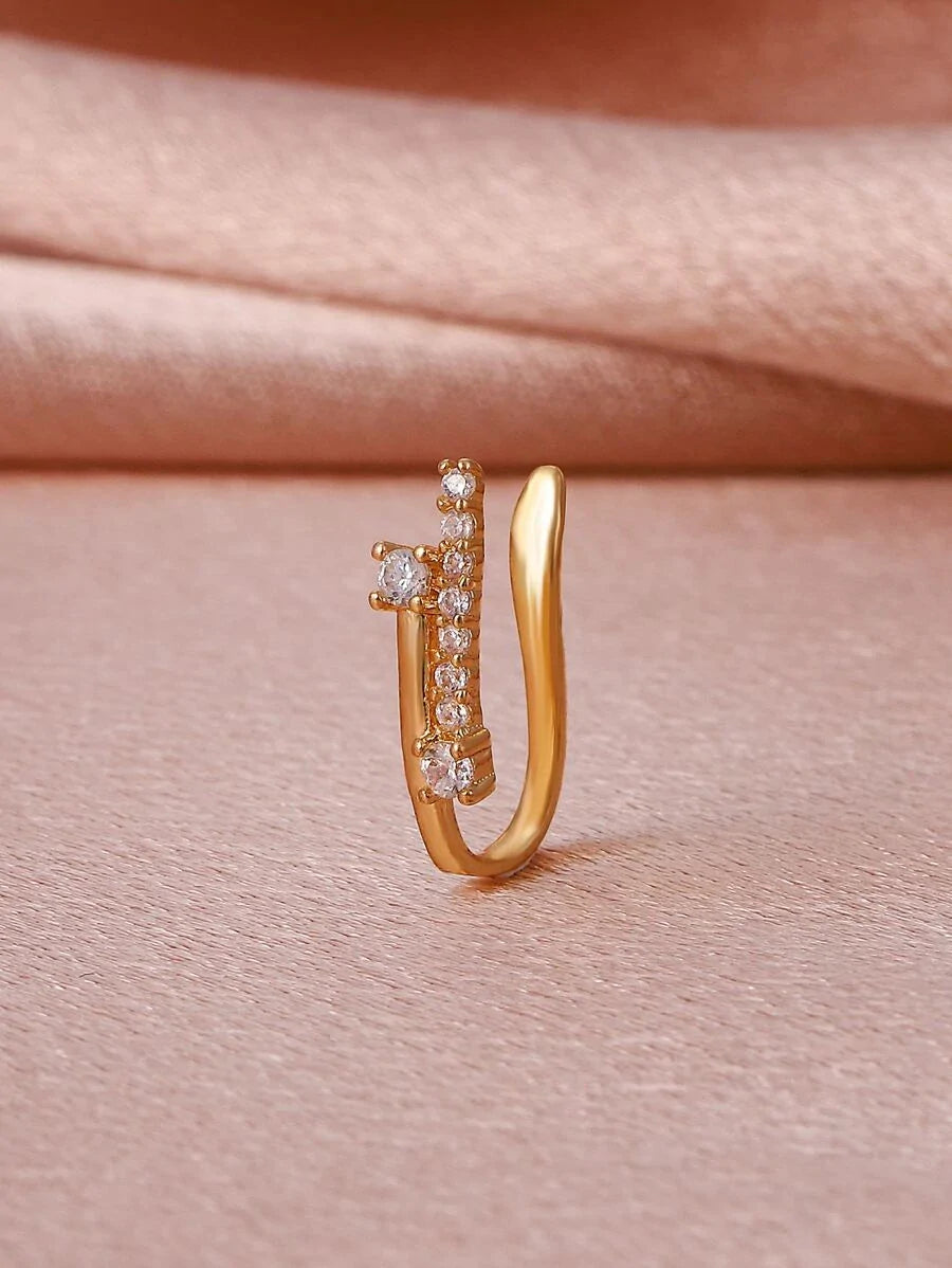 Zircon Decor Nose Cuff - All About Eg