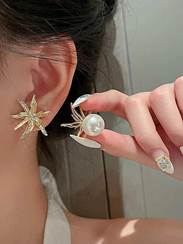 Coral Pearl Earring - All About Eg